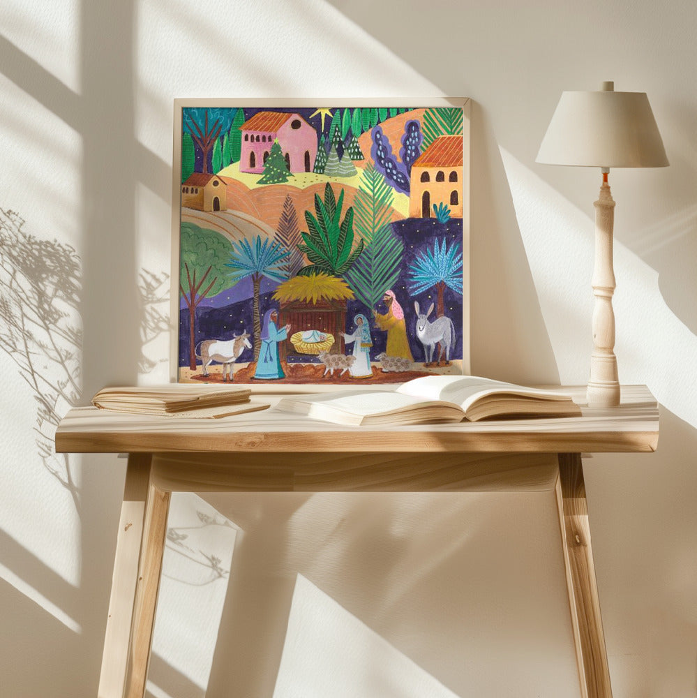 Nativity Scene Poster