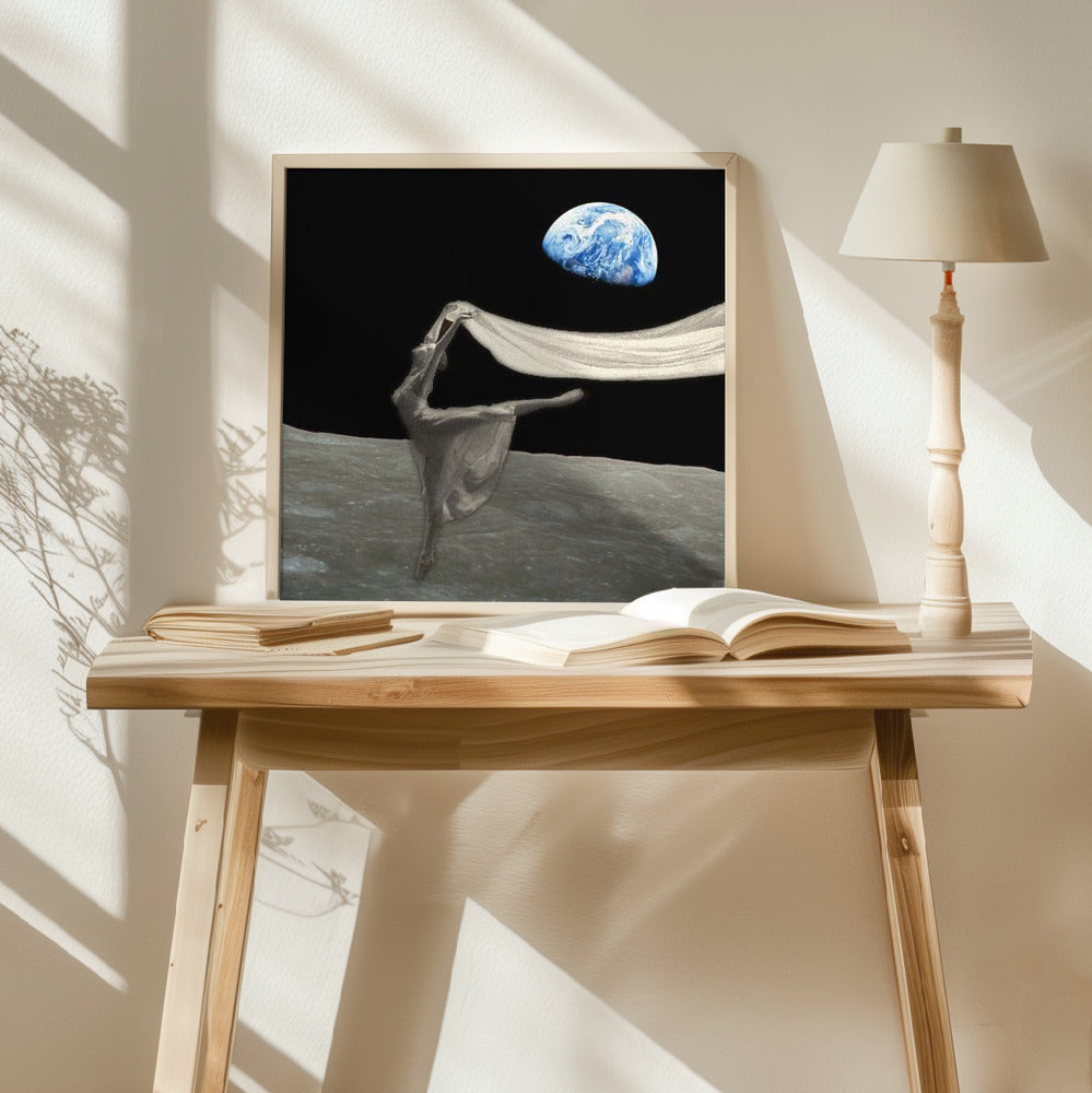 Dance Like Nobody&#039;s Watching -  Surreal Collage Poster