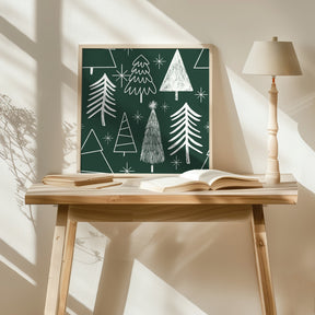 Christmas Tree Evergreen - Tree - Pine Tree Green Poster