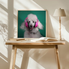 Dj Poodle Poster