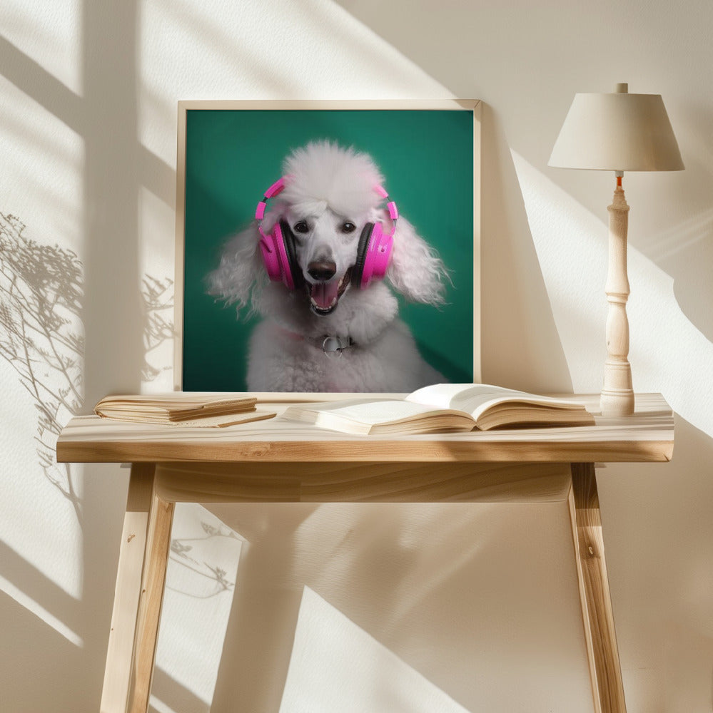 Dj Poodle Poster