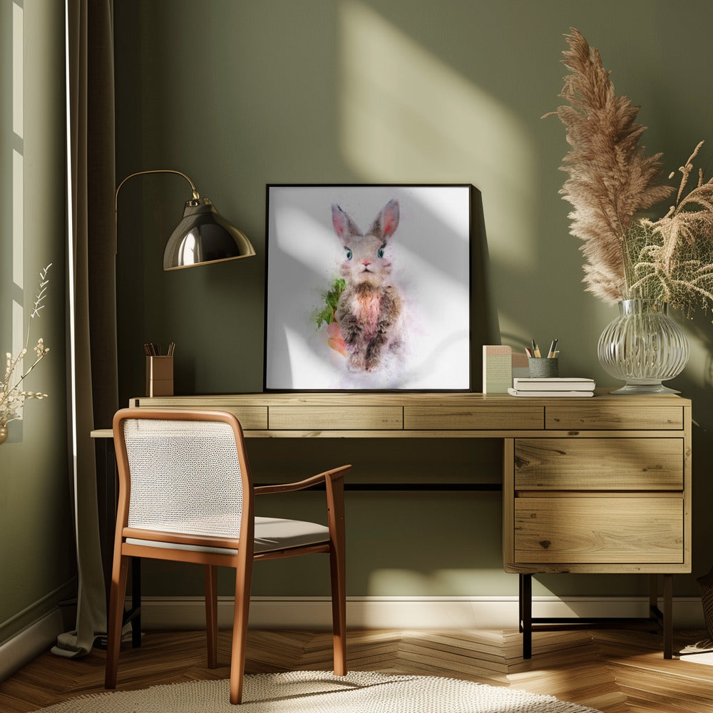 Baby Rabbit Poster