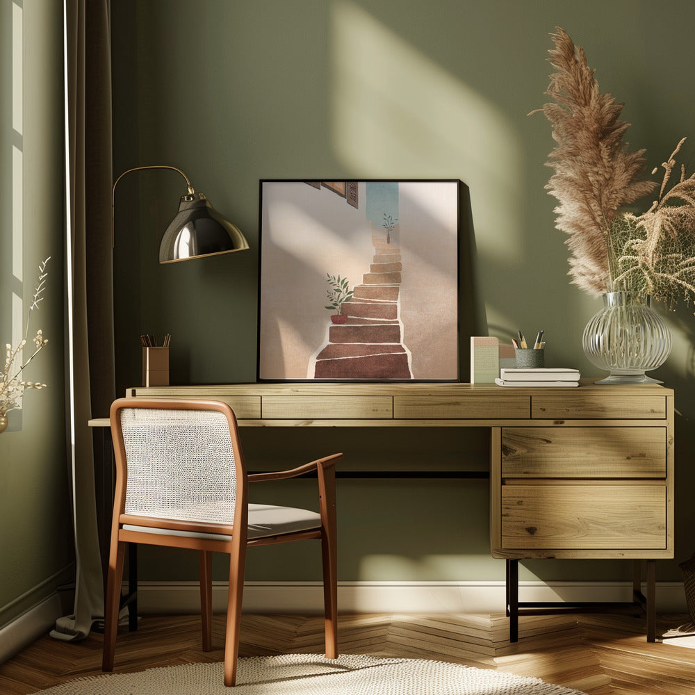 Morocco Stairs Poster