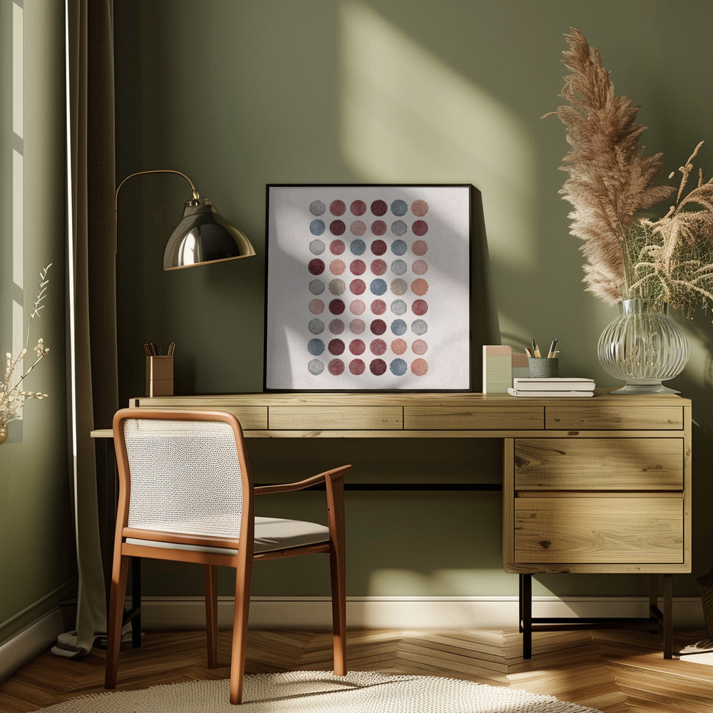 Watercolor Dots Poster