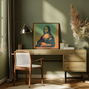 Mona Lisa Modern Poster