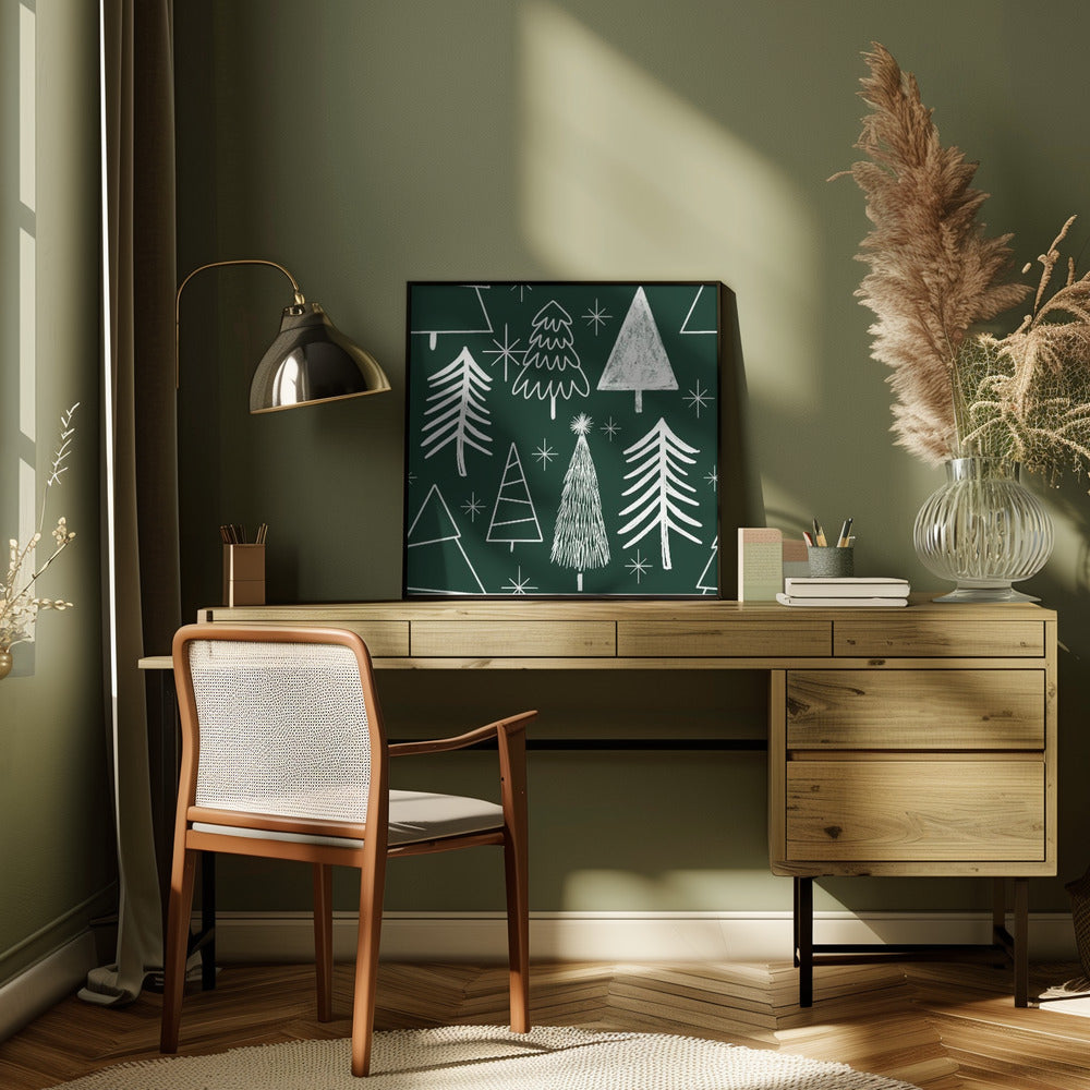 Christmas Tree Evergreen - Tree - Pine Tree Green Poster