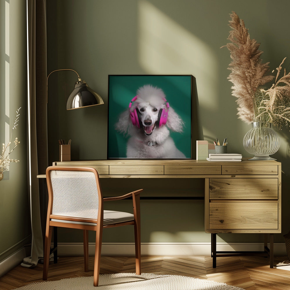 Dj Poodle Poster