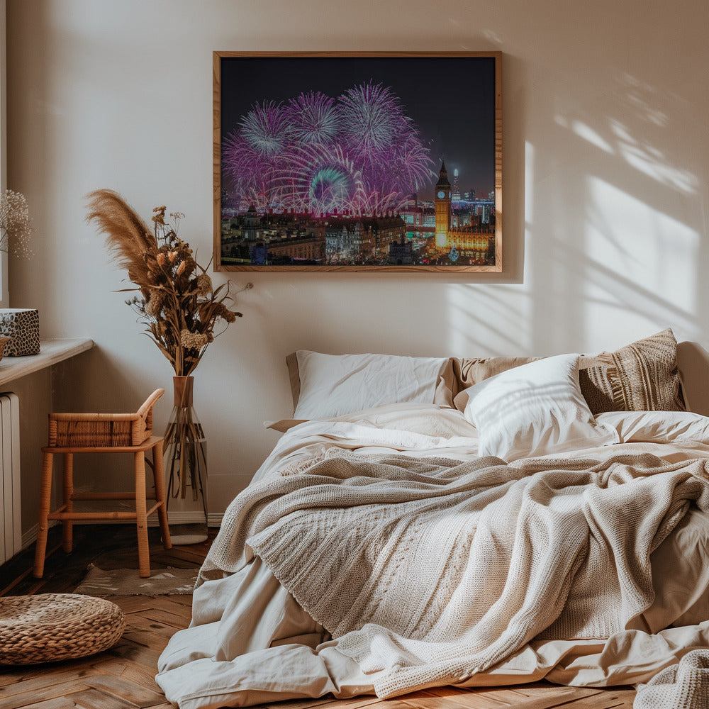 New Year Fireworks Poster