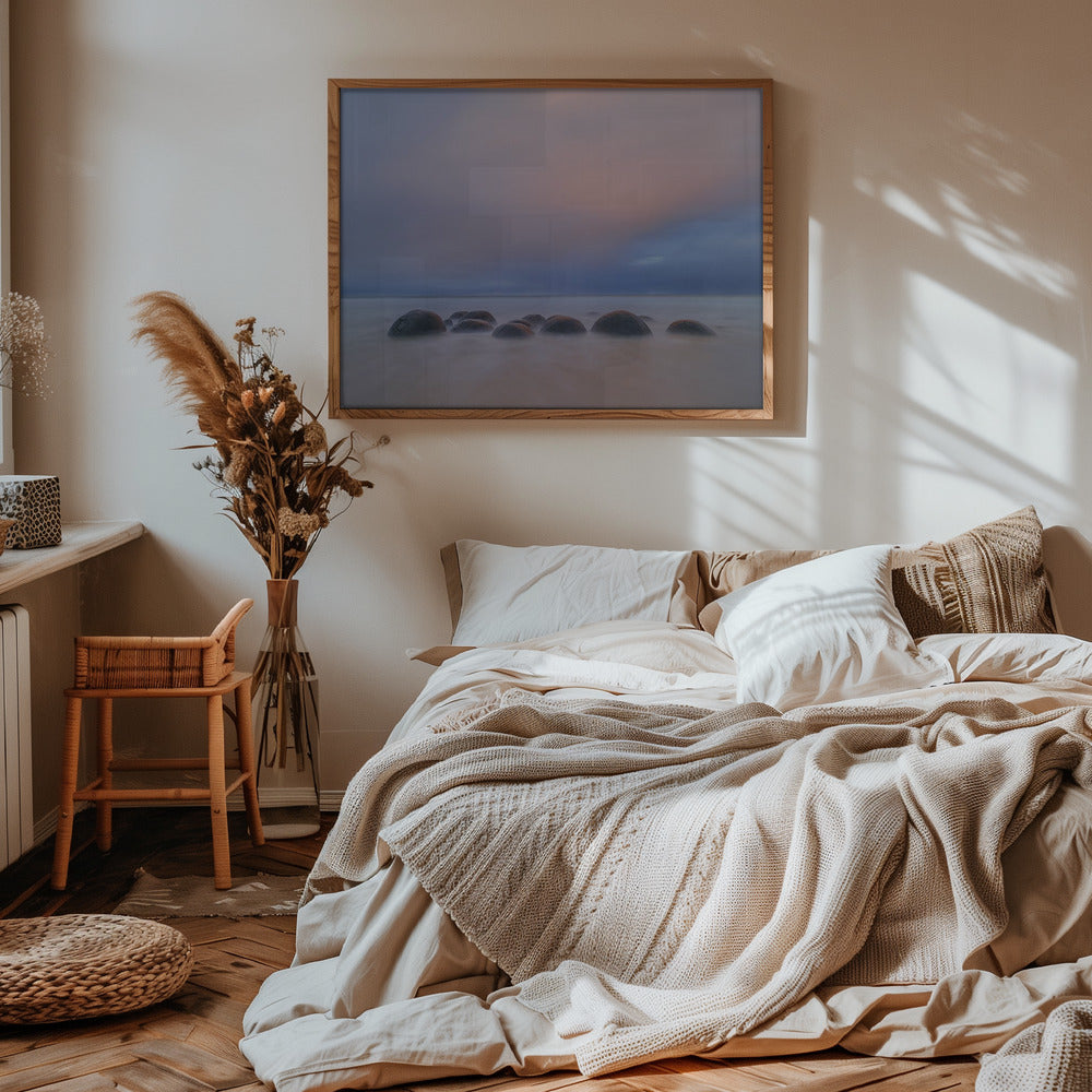 Moeraki Boulders Poster