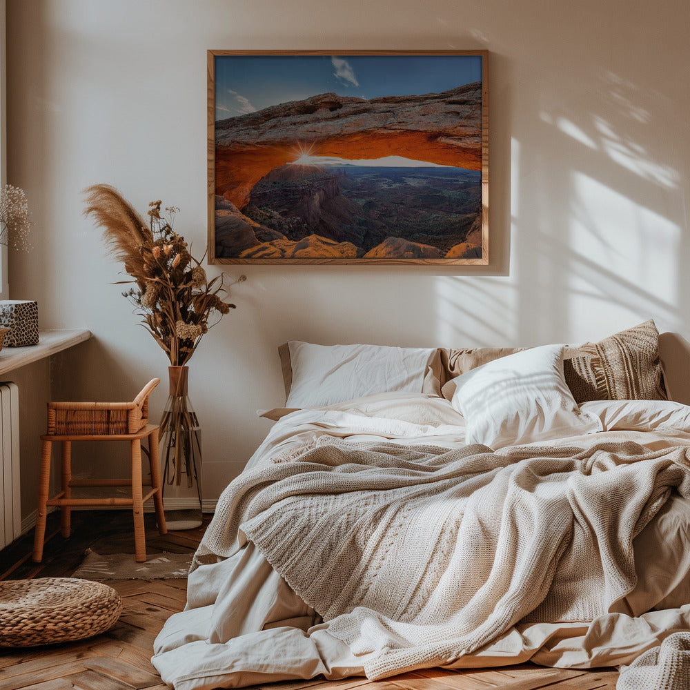 Sunrise at Mesa Arch Poster