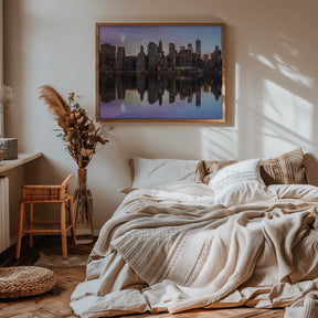 Reflections of a sleepless city Poster