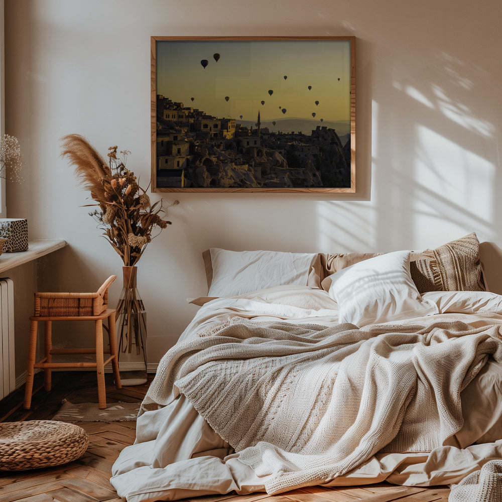 Sunrise over Cappadocia Poster