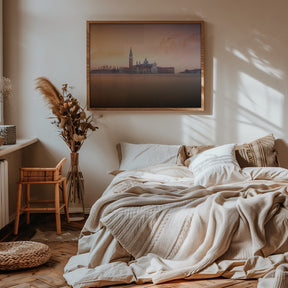 Venice pink sunrise Poster