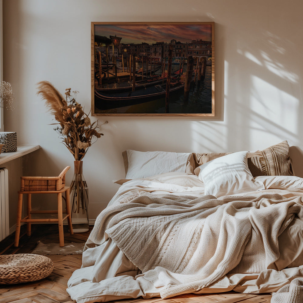 A Cozy Night in Venice Poster