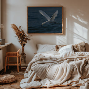 Gliding over the Ocean Poster