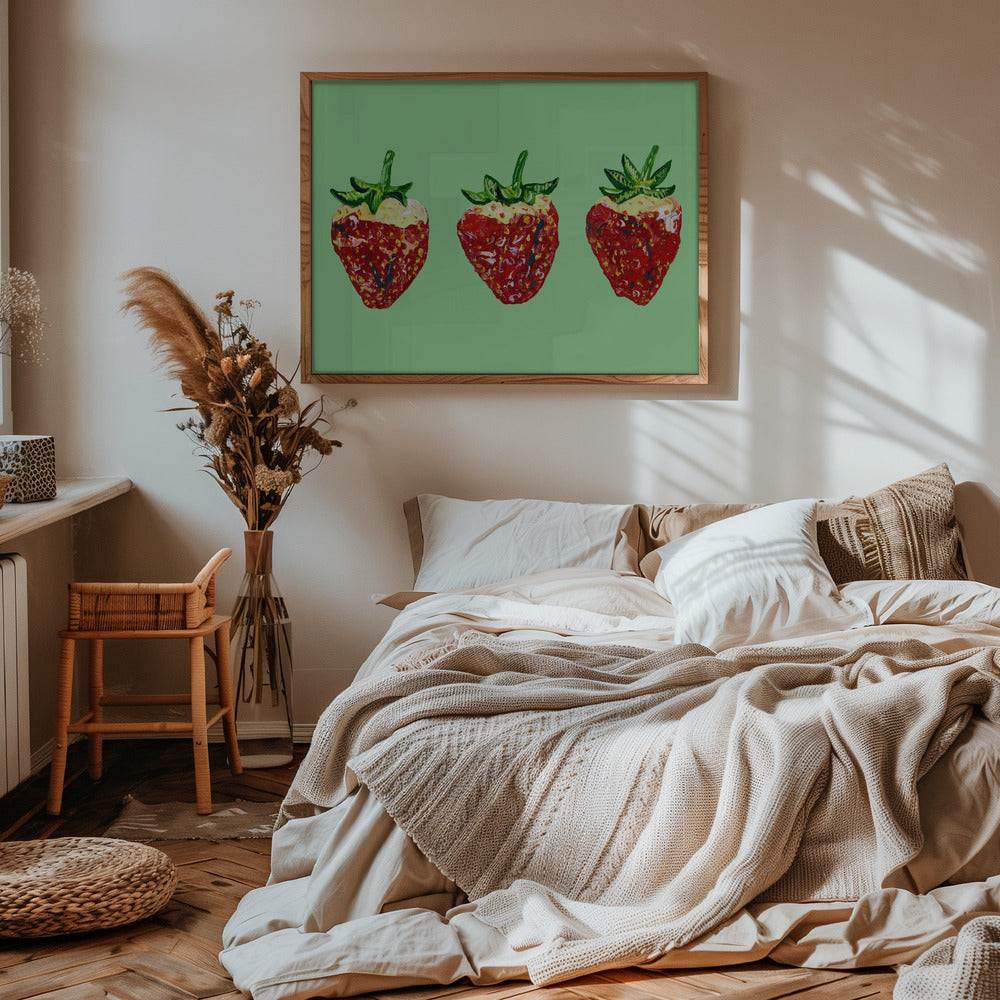 Strawberries Poster