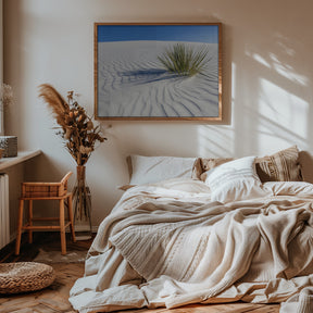 WHITE SANDS Idyllic scenery Poster