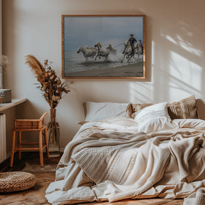 Camargue horses Poster