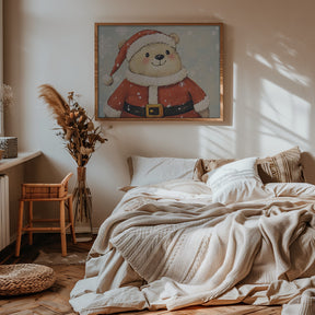 Christmas Bear Poster