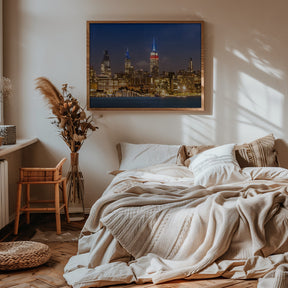 Impressive Midtown Manhattan Skyline with Little Island Poster