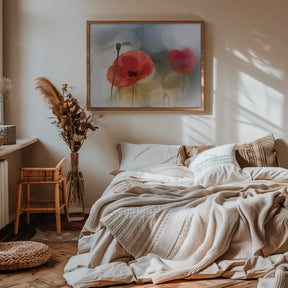 Morning Poppies Poster