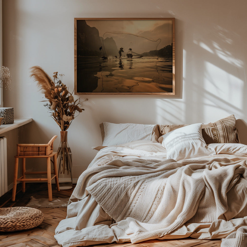 Spread The Fish Nets Poster