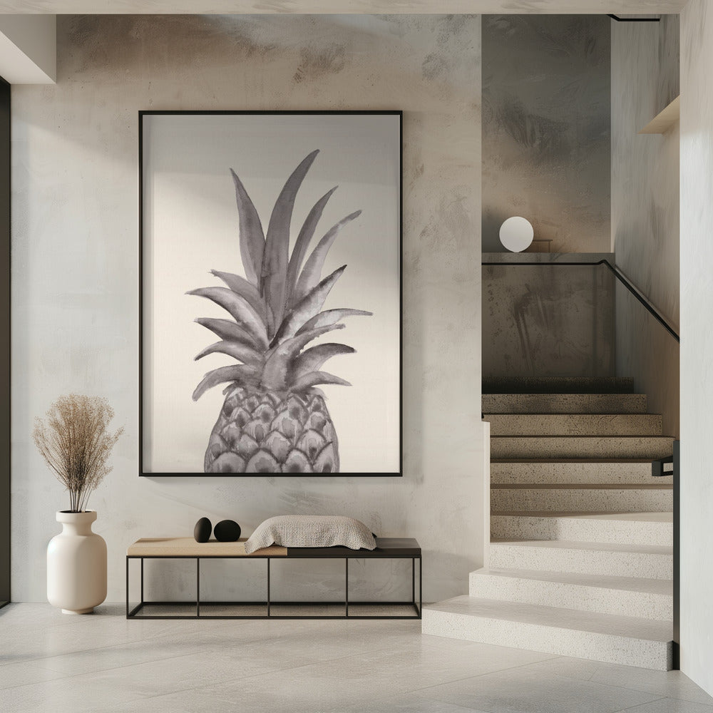 Ink Pineapple Poster