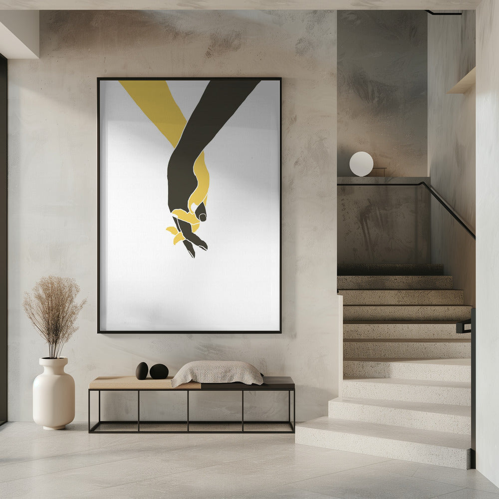 Holding Hands Poster