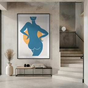 Blue Woman Poster