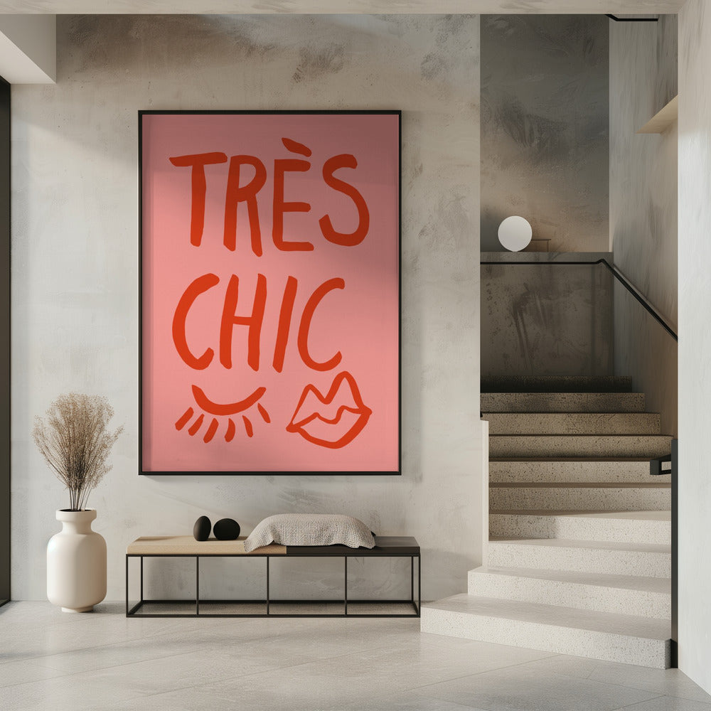 Très Chic Pink Poster