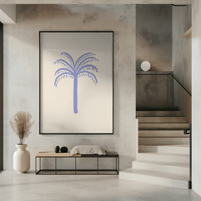 Lilac Palm Poster