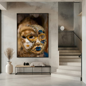 Behind the Eyes of Venice Mask Poster