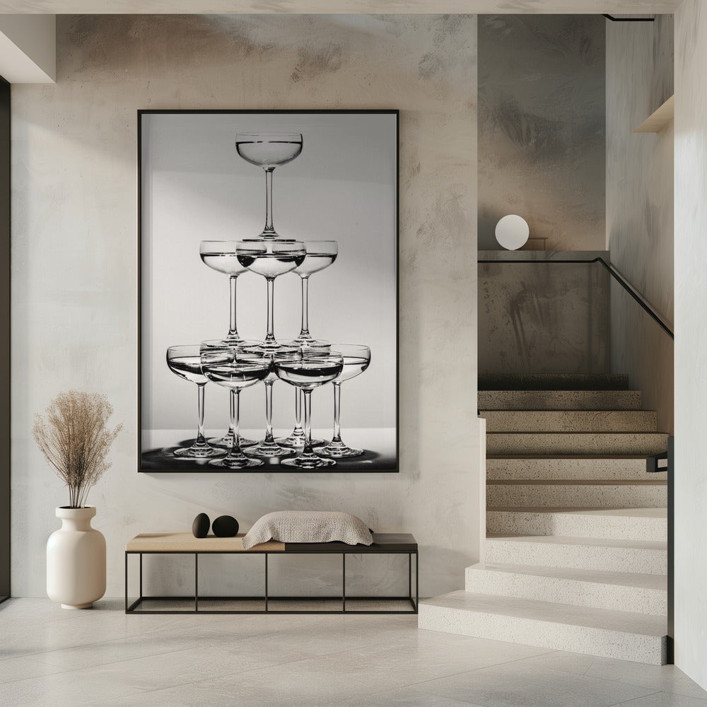 Champagne tower_6 Poster