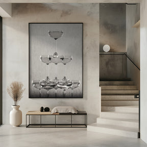 Champagne tower_9 Poster