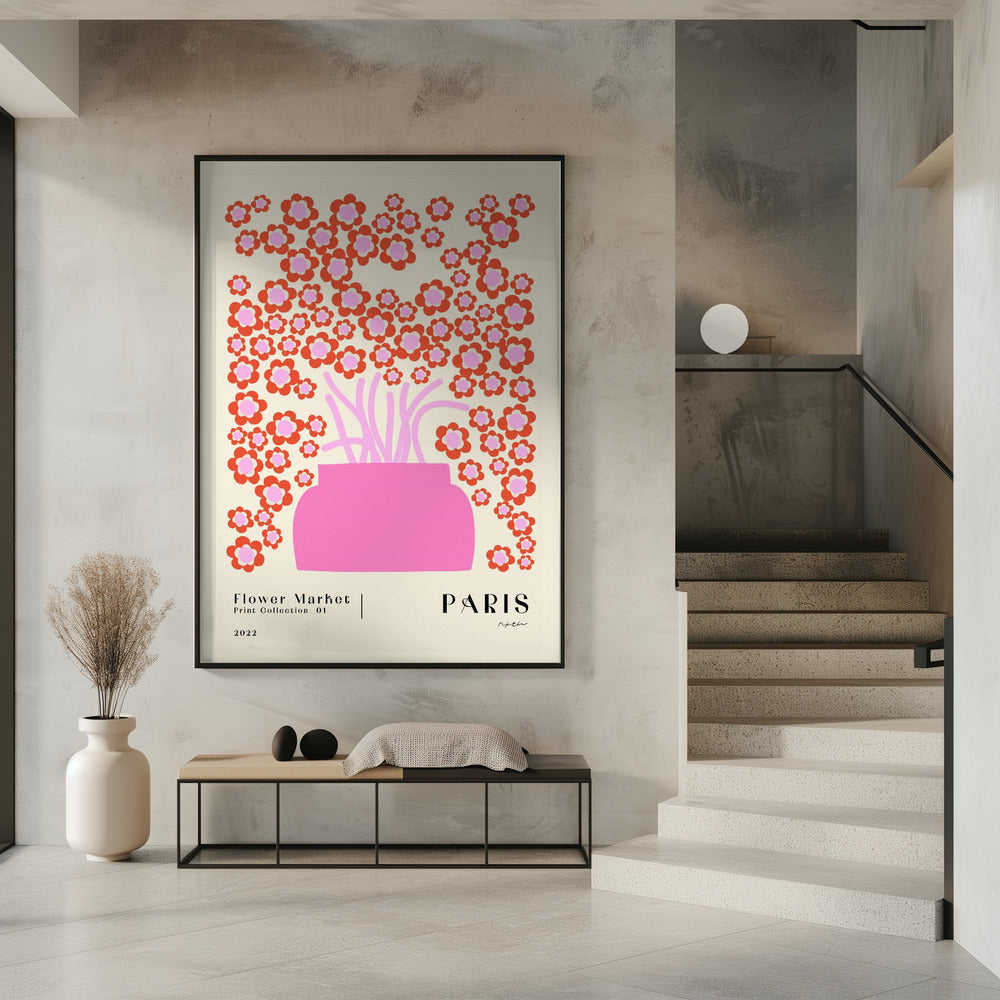 Flower Market. Paris Poster