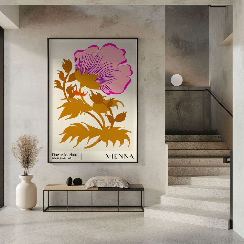 Flower Market. Vienna Poster