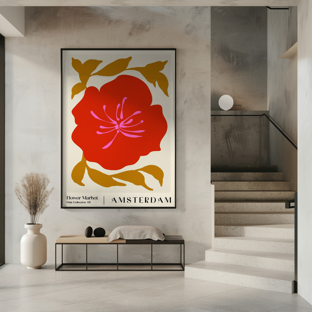 Flower Market. Amsterdam Poster