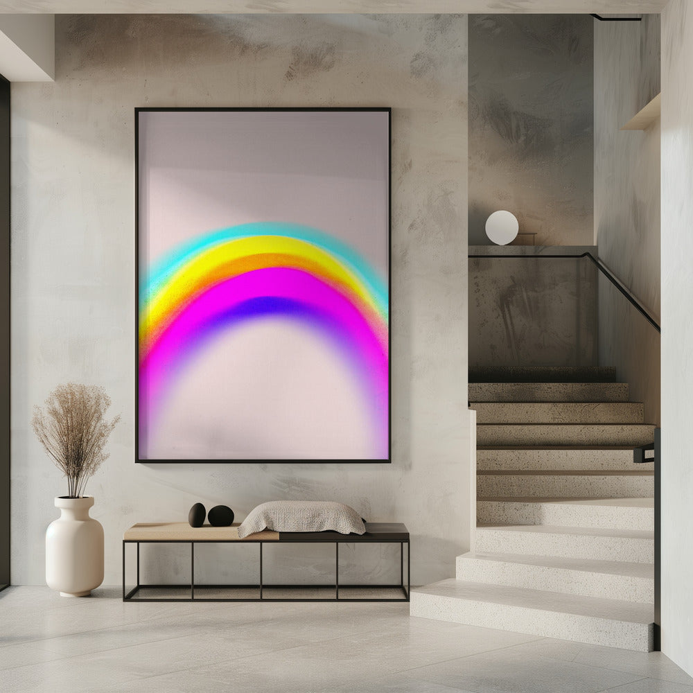 Space (Rainbow) No 5 Poster