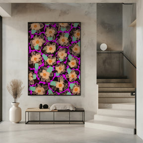 Funky Blossoms Poster