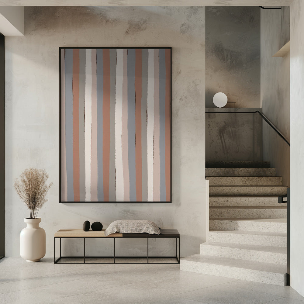 Pastel Stripes Poster