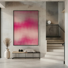 Pink Blurred Pattern Poster