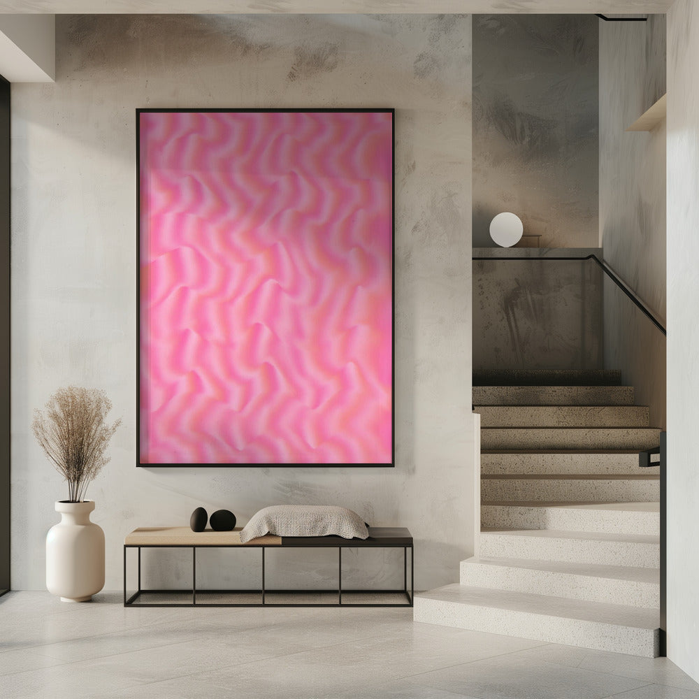 Pink Silk Pattern Poster