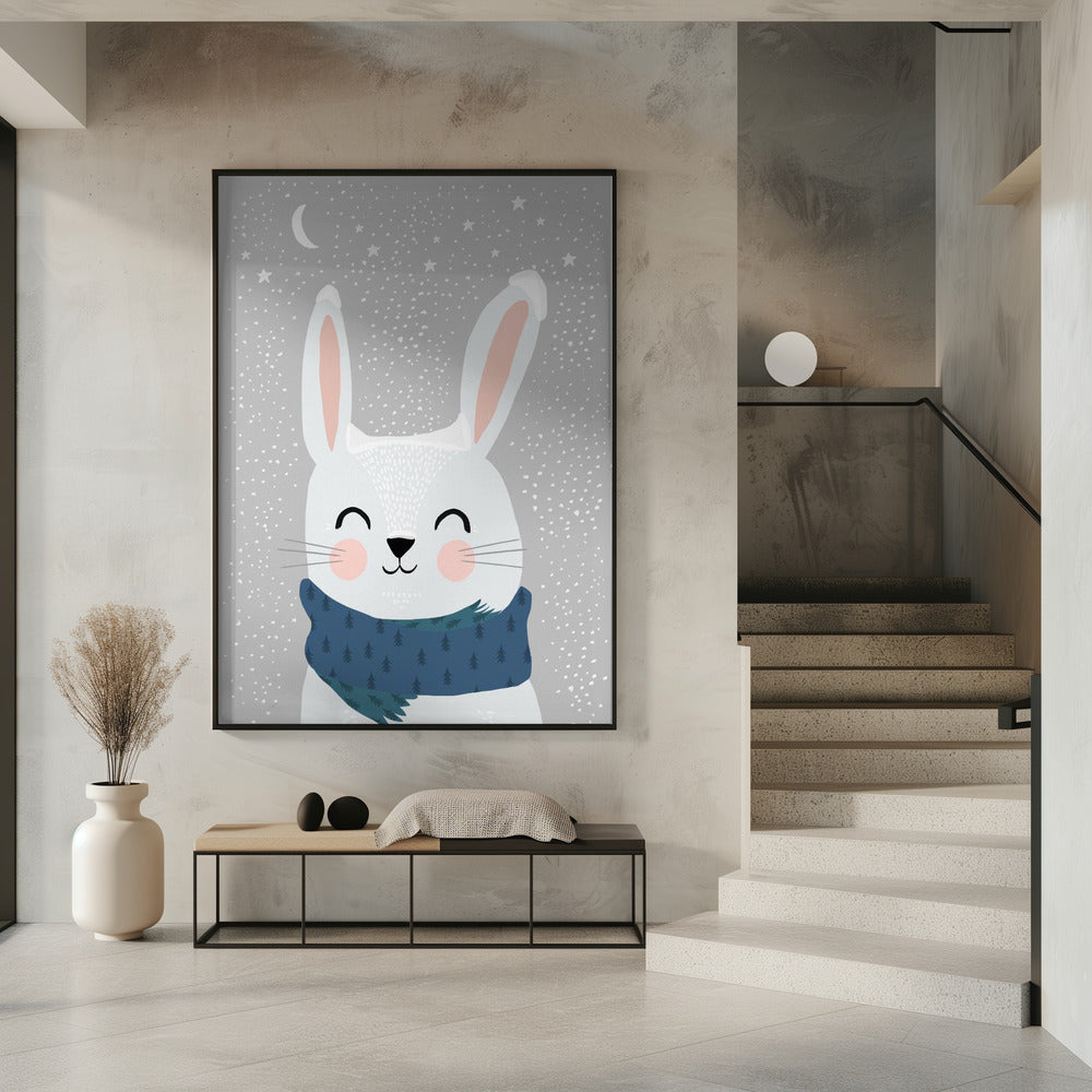 Snow Bunny Poster