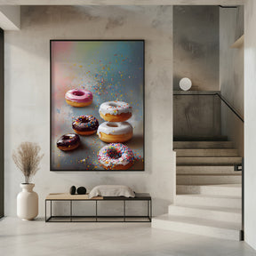 Yummy Donuts Poster