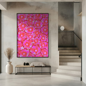 Cute Pink Flowers Poster