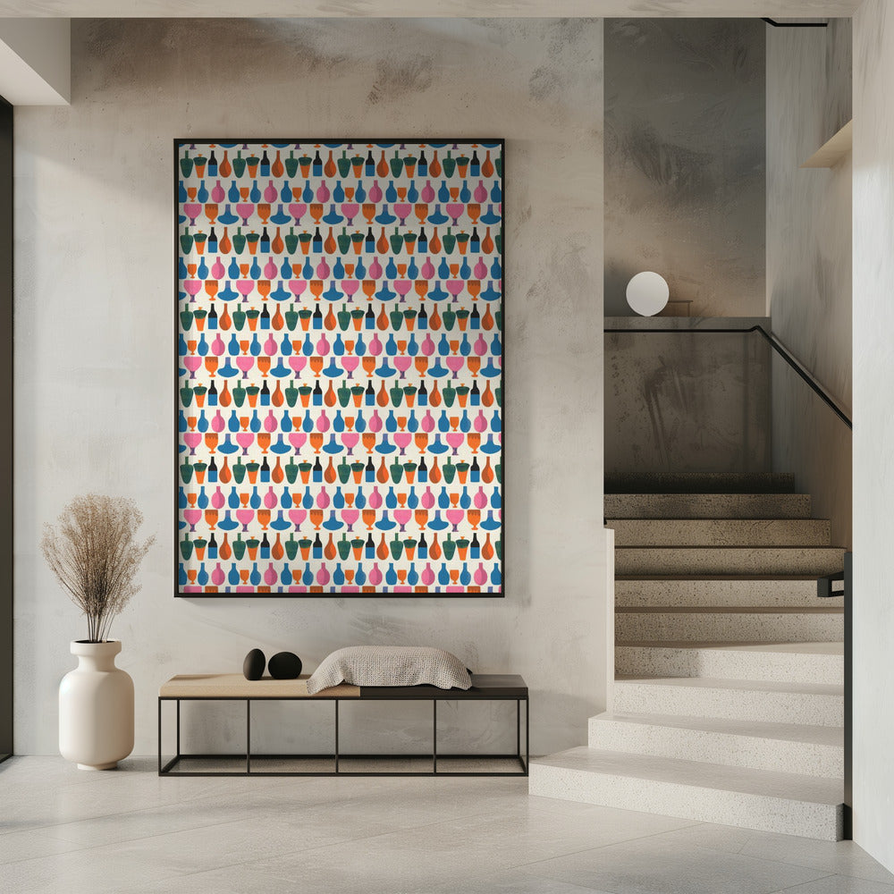 Kitchen Pattern Poster