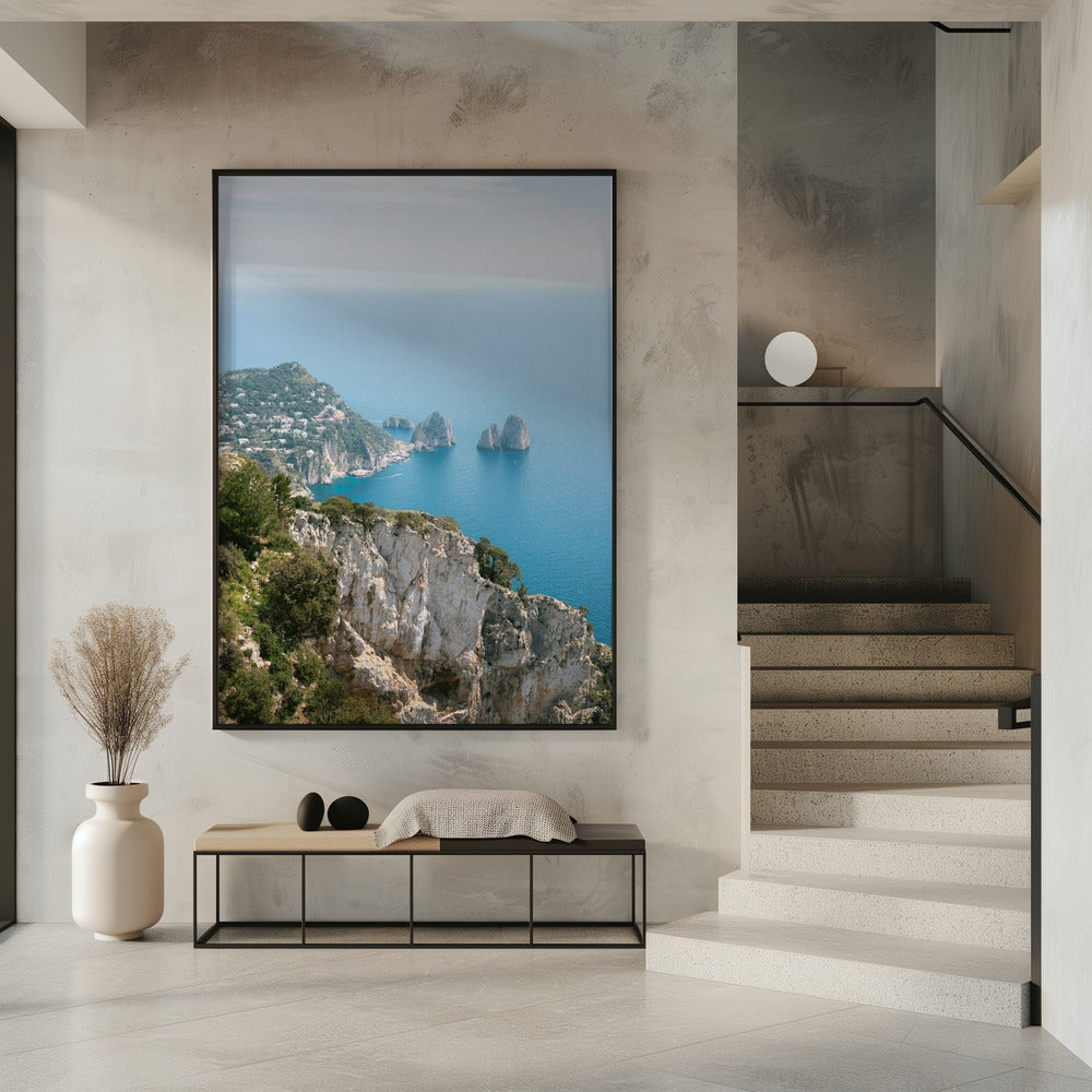 Coast of Capri Italy Poster