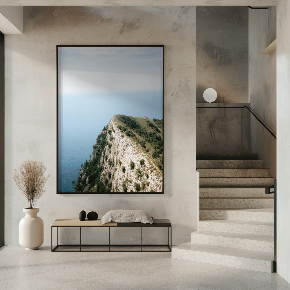 Mount Solaro Capri Poster