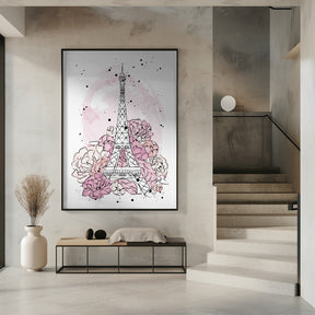 Peony Paris Poster