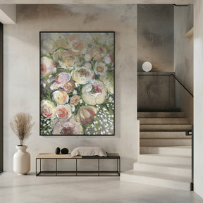 Maeve painterly florals Poster